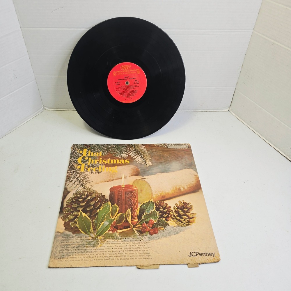 That Christmas Feeling JC Penny Vintage 1973 LP Record Columbia CSP Holiday